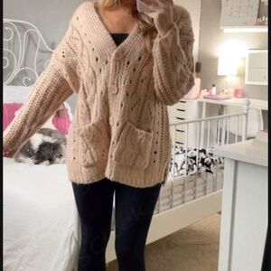 Beige cardigan